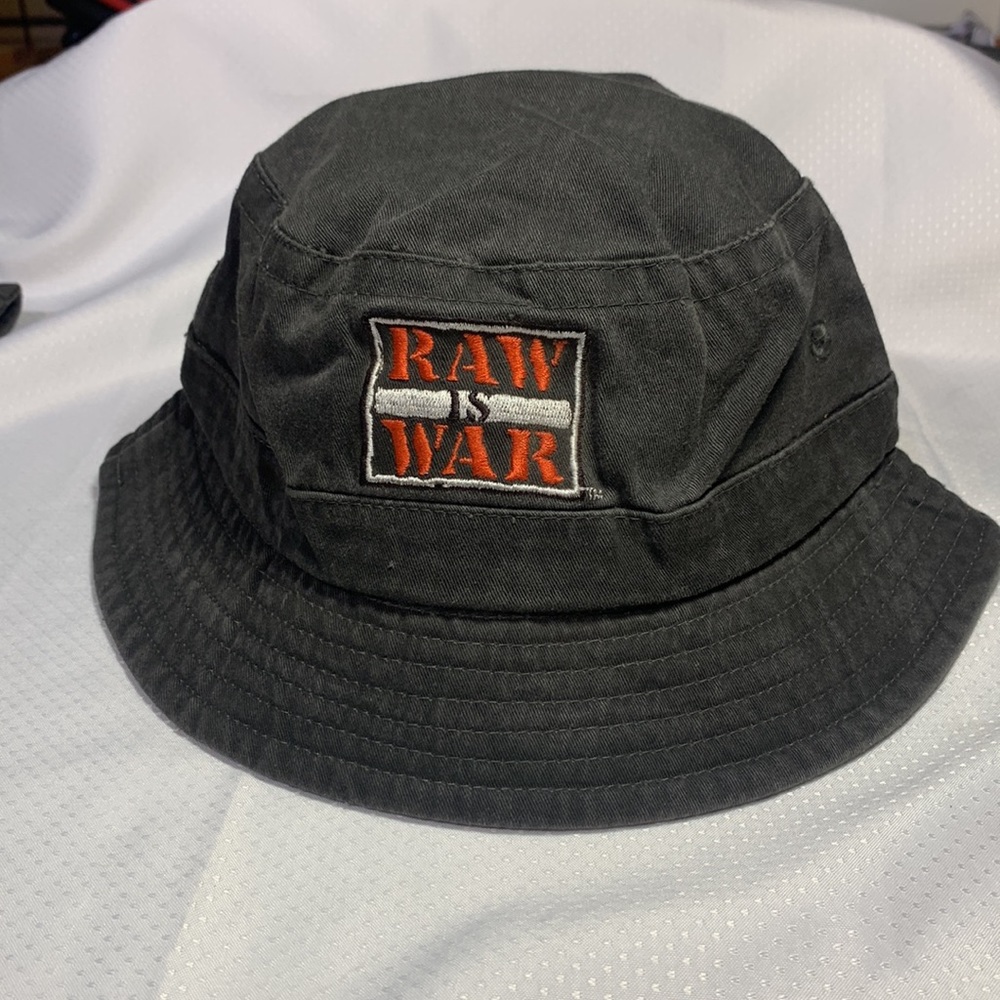 Vintage WWF Fisherman Hat Raw Is War World Wrestling Federation Cap Retro New